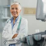 Female Doctor In Her Office.