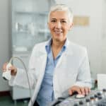 Female Doctor in her Office